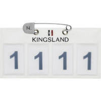 Produktbild von Kingsland White One Size Startnummer-Set 2er Pack Turniernummern für Pferde