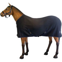 Produktbild von Kingsland Wool Evolution Transport- und Stalldecke aus Wolle in Navy Blau, Länge 145 cm