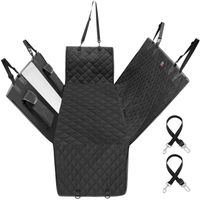 Produktbild von Kingsleeve Hundeschutzdecke für das Auto Wasserdicht und Kratzfest Schwarz Universal 147x137 cm