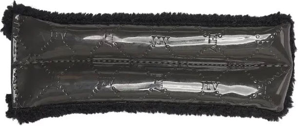 Produktbild von Kinnriemen für Pferde HV Polo Cecile aus Kunstleder in Schwarz mit Silber