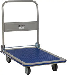 Produktbild von Kippbarer Plattformreitwagen Supreme in Grau und Blau