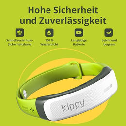 Kippy Cat Color GPS-Tracker und Aktivitäts-Halsband für Katzen in Grün wasserdicht – Bild 1 von 4
