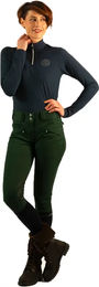 Produktbild von Kirma Reitshirt Flags&Cup für Damen in Blau und Grün Größe L