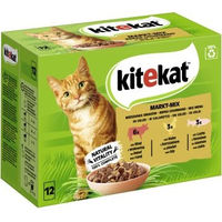 Produktbild von Kitekat Katzen Nassfutter Markt-Mix Stückchen in Gelee Adult 12x85 g - 12 x 85 g