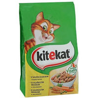 Produktbild von Kitekat Katzentrockenfutter Huhn ohne Farb- und Aromastoffe für adulte Katzen 300g - 300 g