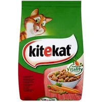 Produktbild von Kitekat Katzentrockenfutter Rind und Gemüse für adulte Katzen 6x300g - 300 g