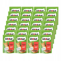 Produktbild von Kitekat Nassfutter für adulte Katzen Stückchen in Sauce Rind 28x85g ohne Konservierungsstoffe, Farbstoffe und Aromastoffe - 28 x 85 g