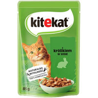 Produktbild von Kitekat Nassfutter Kaninchen in Sauce für adulte Katzen 10x85 g - 10 x 85 g