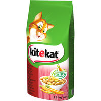 Produktbild von Kitekat Trockenfutter mit Rind und Gemüse für adulte Katzen 12 kg - 12 kg