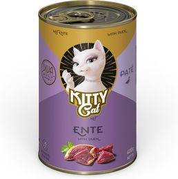 Produktbild von KITTY Cat Adult Paté Ente Getreidefrei und Glutenfrei 6 x 400 g - 24 x 400 g