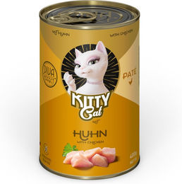 Produktbild von KITTY Cat Adult Paté Huhn Getreidefrei und Glutenfrei 6 x 400 g - 6 x 400 g