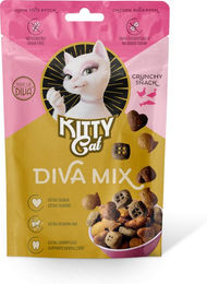 Produktbild von KITTY Cat Diva Mix Katzen Leckerli mit Ente, Fisch und Huhn zur Zahnpflege 60 g