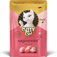 Produktbild von KITTY Cat Paté Kaninchen Katzenfutter 6 x 85 g - 6 x 85 g