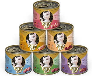 KITTY Cat Paté Mix 1 Adult Nassfutter für Katzen 6 x 200 g getreidefrei ohne Zucker - 6 x 200 g – Bild 1 von 3