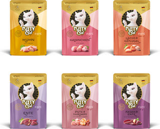 Produktbild von KITTY Cat Paté Mixpaket III mit 6 Sorten für Katzen 6 x 85 g - 6 x 85 g