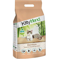 Produktbild von Kitty Friend Bamboo Klumpstreu für Katzen 10L