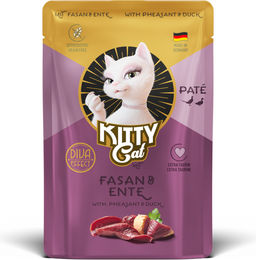 Produktbild von KITTY Katzenpastete Fasan und Ente 6 x 85 g - 6 x 85 g