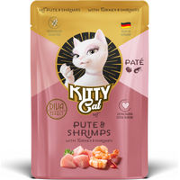 Produktbild von KITTY Katzenpastete Pute und Garnele 6 x 85 g - 6 x 85 g