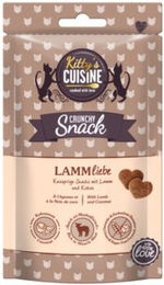 Produktbild von Kitty's Cuisine Crunchy Snack Lamm und Kokos Katzen Leckerli 50g ohne Farb- und Aromastoffe - 50 g