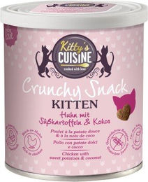 Produktbild von Kitty's Cuisine Huhn Kitten Leckerli knusprige Kroketten ohne Zucker 100g - 100 g