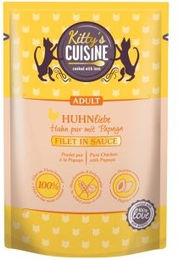 Produktbild von Kitty's Cuisine Katzenfutter Huhn Filets getreidefrei 12x70 g
