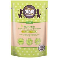 Produktbild von Kitty's Cuisine Nassfutter Katze Huhn Filets getreidefrei 12 x 70g - 12 x 70 g