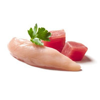 Produktbild von KittyCat Nassfutter Katze Adult Huhn und Thunfisch Paté mit hohem Fleischanteil 6x85 g