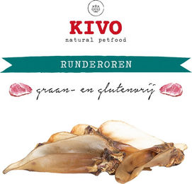 Kivo Naturkaukartikel Rinderohren 4 Stück – Bild 1 von 2