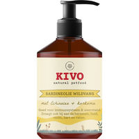 Produktbild von Kivo Petfood Sardinenöl mit Echinacea und Kurkuma zur Unterstützung des Immunsystems 500 ml