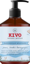 Kivo Petfood Sardinenöl Wildfang Haut-Fell-Supplement für Hunde und Katzen 500 ml – Bild 1 von 2