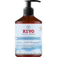 Produktbild von Kivo Petfood Sardinenöl Wildfang Haut-Fell-Supplement für Hunde und Katzen 500 ml