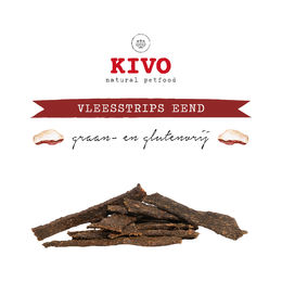 Produktbild von Kivo Trockenfleisch Fleischstreifen Ente 2 x 125 g