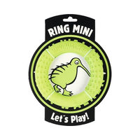 Produktbild von Kiwi Walker Hundespielzeug Play Ring Mini grün 13,5 x 2,5 cm