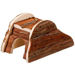 Produktbild von KIWI WALKER Naturholz Brücke und Leiter für Meerschweinchen und Kaninchen 35x19x19cm