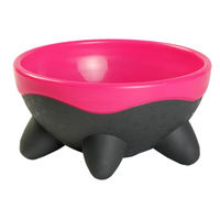 Produktbild von KIWI WALKER UFO Bowl Haustiernapf aus Gummi in Rosa - 0,75 l