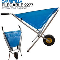 Produktbild von Klappbare Schubkarre Zaldi aus Metall in Blau