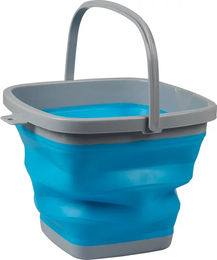 Klappbarer Silikon-Eimer von Umbria Equitazione in Blau - 10 l – Bild 1 von 3