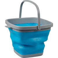 Produktbild von Klappbarer Silikon-Eimer von Umbria Equitazione in Blau - 10 l
