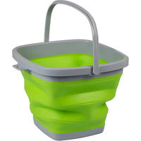Produktbild von Klappbarer Silikon-Eimer von Umbria Equitazione in Grün - 10 l