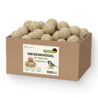 Produktbild von KLASEBO Meisenknödel Premium mit Insekten für Wildvögel 100 x 90g - 100 x 90 g
