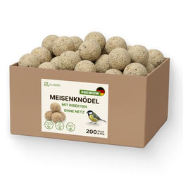 KLASEBO Meisenknödel Premium mit Insekten für Wildvögel 18kg - 200 x 90 g – Bild 1 von 11