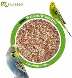 KLASEBO Wellensittichfutter und Kanarienvogel Futter ohne tierisches Protein 25kg - 25 kg – Bild 1 von 4