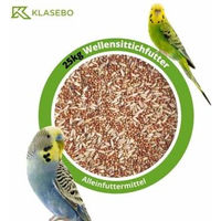 Produktbild von KLASEBO Wellensittichfutter und Kanarienvogel Futter ohne tierisches Protein 25kg - 25 kg