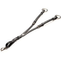 Produktbild von Klassische Martingale Gabel HFI aus Leder in Schwarz für Warmblut Pferde