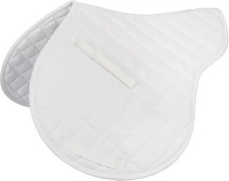 Produktbild von Klassisches Sattelblatt für Pferde Derby aus Baumwolle in Weiß
