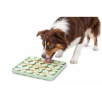 Produktbild von Klaver Schleckmatte Flamingo aus Silikon für Hund und Katze in Grün