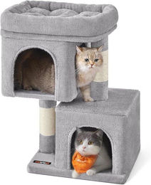 Kleine Kratzsäule für Kitten in Grau mit Sisal 67cm – Bild 1 von 2