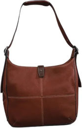 Produktbild von Kleine Lederhandtasche Antarès Paris Braun Unisex Größe S