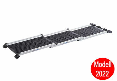 Kleinmetall DogWalk3 Teleskop Hunderampe aus Aluminium mit Griff und Verschluss – Bild 1 von 5