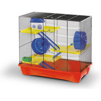 Produktbild von Kleintierkäfig Teddy 3 Heim für Hamster bunt